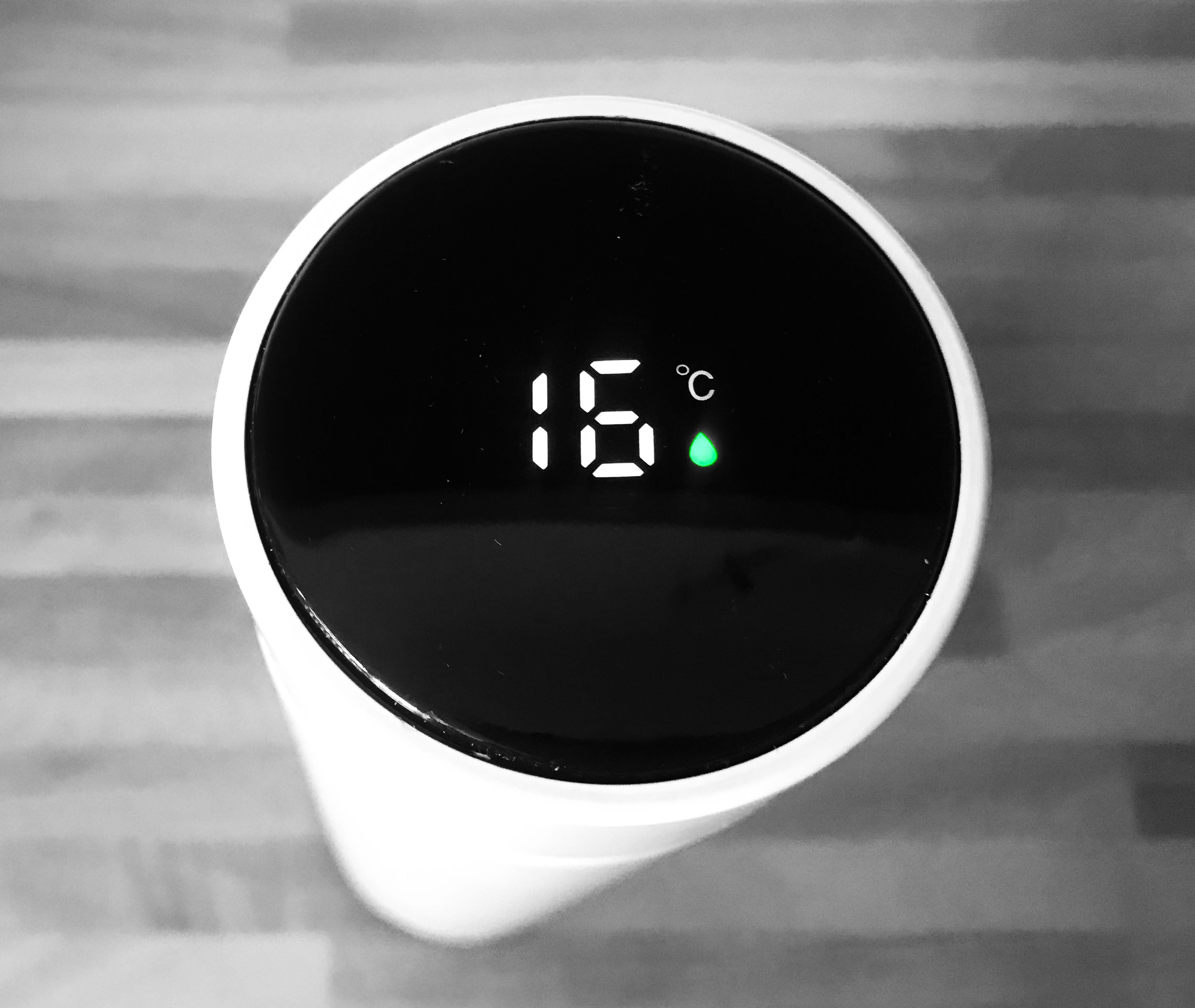 DIGITAL TRAVEL THERMAL MUG - GLOSS WHITE