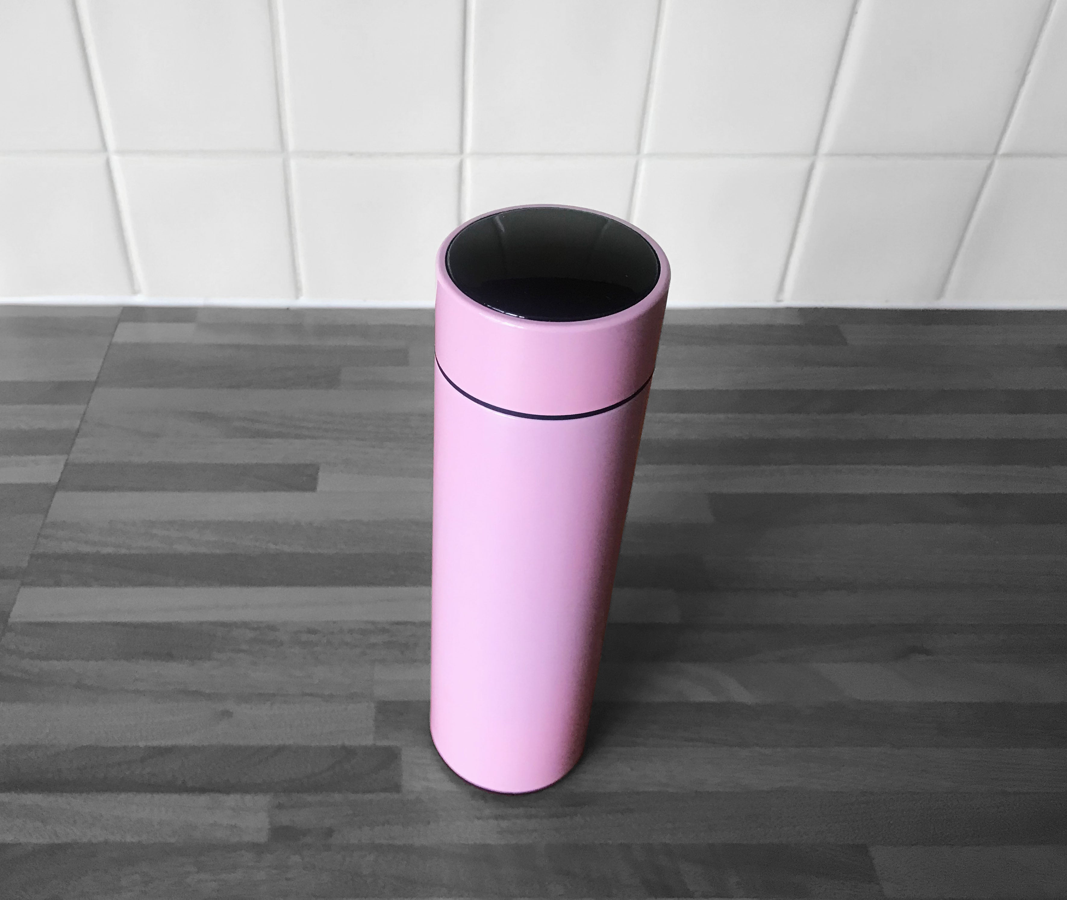 DIGITAL TRAVEL THERMAL MUG - GLOSS PINK